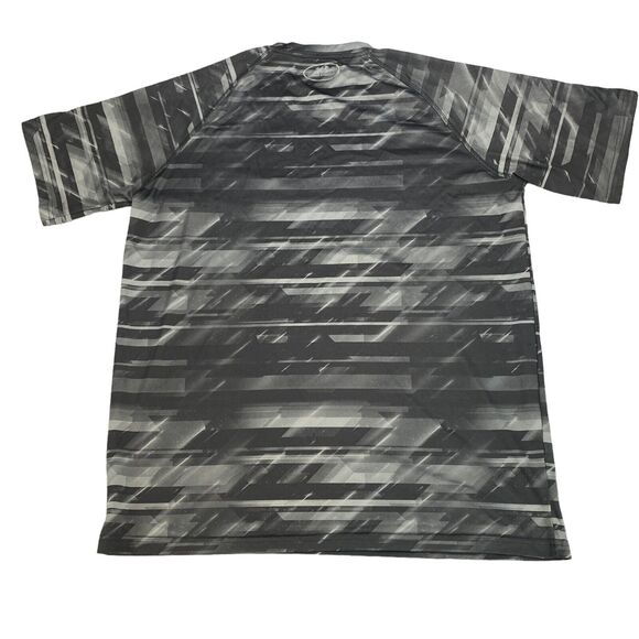 Under armour Tee Shirt Mens Size Medium Gray Tie Dye Heatgear Loose Short Sleeve - Picture 2 of 13